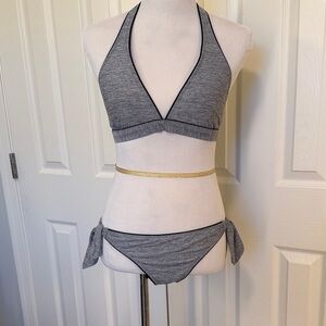 Athleta Gray Bikini Set Size M in Excellent Used Condition, Super Cute